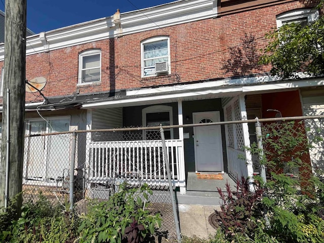 exterior space with covered porch