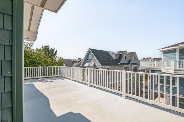 view of patio with a balcony