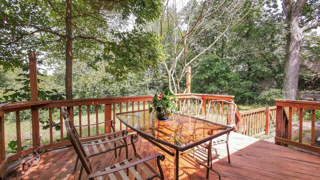 100 E Collings Dr, Williamstown, NJ 08094 - view of wooden terrace
