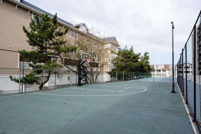 view of sport court