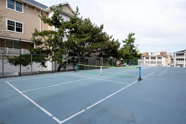 view of sport court