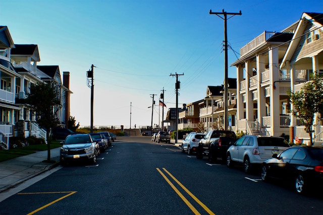 view of road