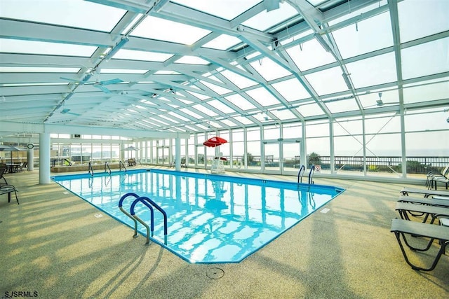 view of pool