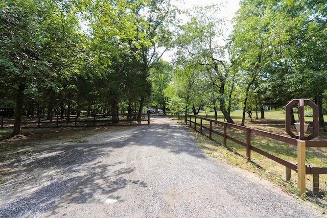 view of road