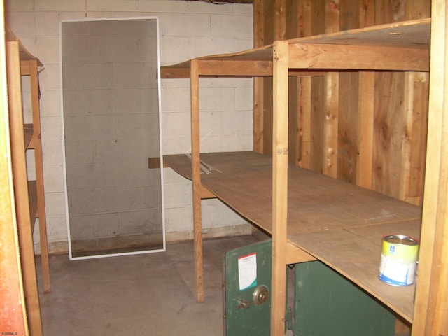 view of storage room