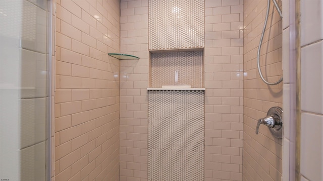 bathroom with walk in shower