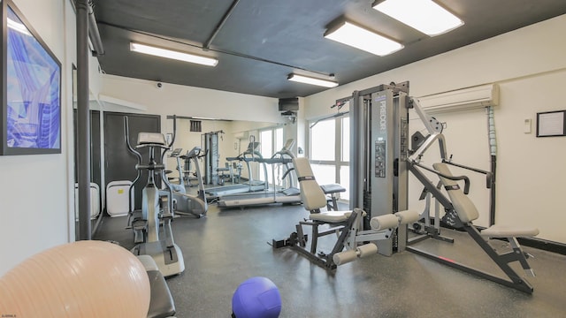 view of exercise room