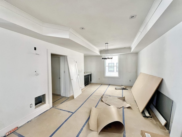 27 Spruce Rd, Ocean City, NJ 08226 - living area with a raised ceiling and baseboards