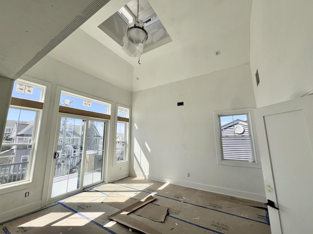 27 Spruce Rd, Ocean City, NJ 08226 - unfurnished room with baseboards and a high ceiling