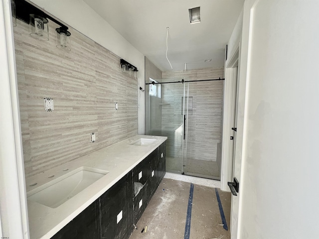 27 Spruce Rd, Ocean City, NJ 08226 - full bath featuring a stall shower and double vanity