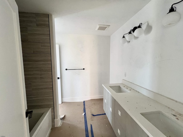 27 Spruce Rd, Ocean City, NJ 08226 - full bathroom with a bathtub and double vanity