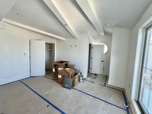 27 Spruce Rd, Ocean City, NJ 08226 - interior space with baseboards and concrete flooring