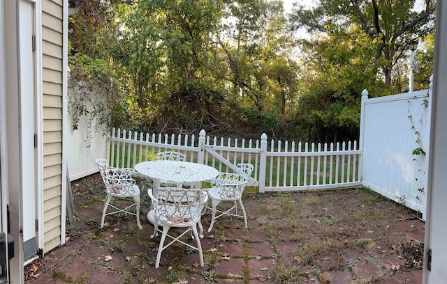 view of patio