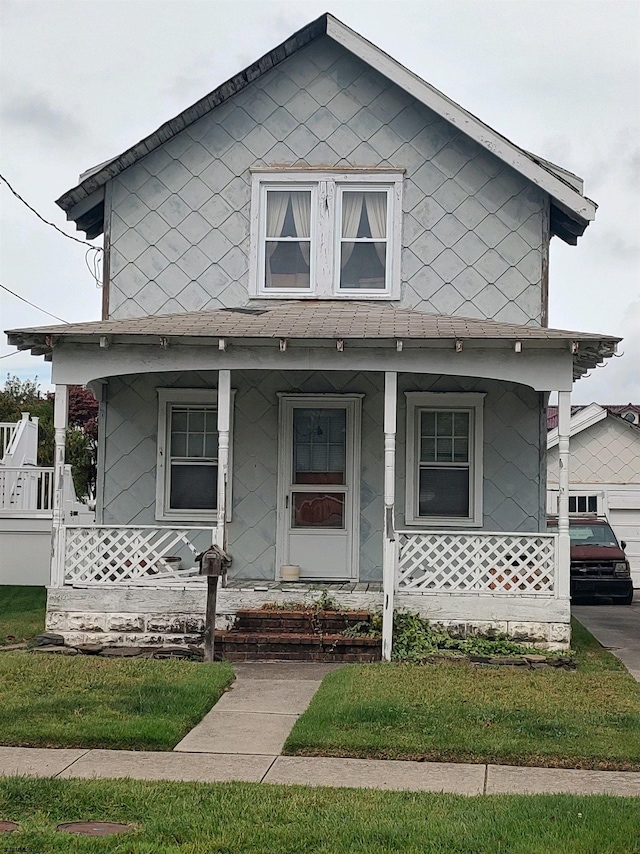 view of bungalow-style home