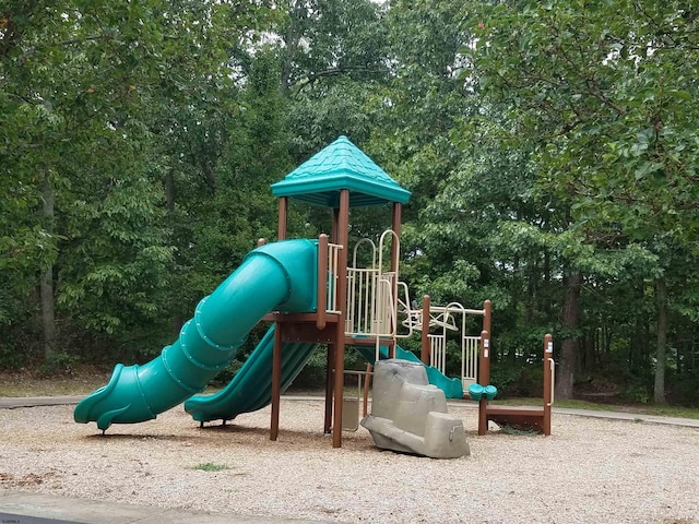 view of jungle gym