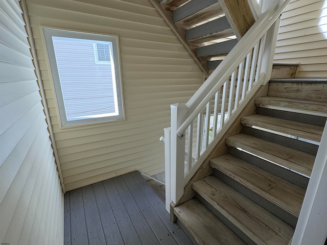 view of staircase