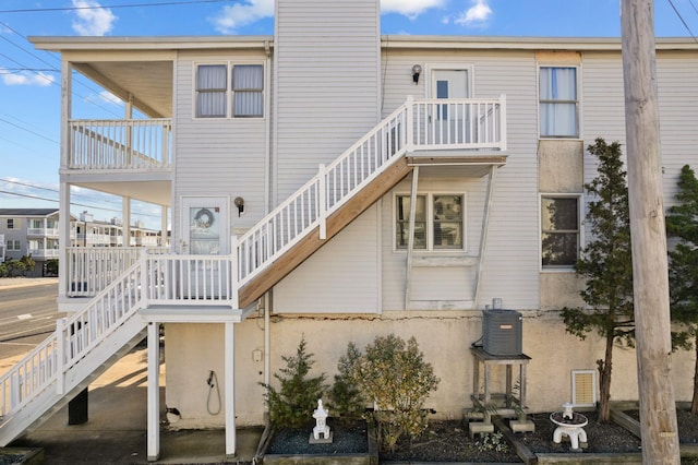 view of rear view of property