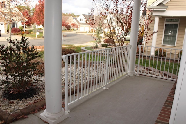 16 Primrose Cir, Egg Harbor, NJ 08234 - covered porch featuring a residential view