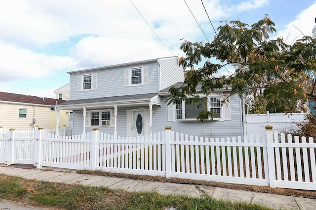 view of front of property