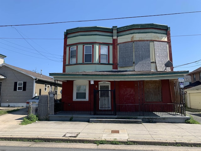 1828 Reverend J J Walters Ave, Atlantic City, NJ 08401 - view of front facade featuring a porch