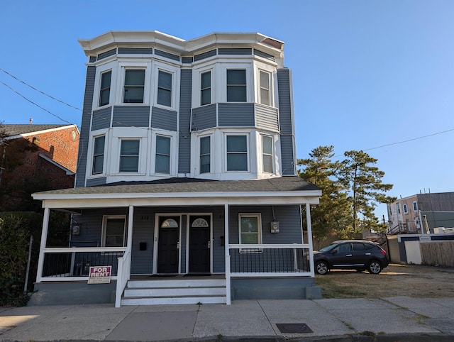 view of front of house featuring covered porch