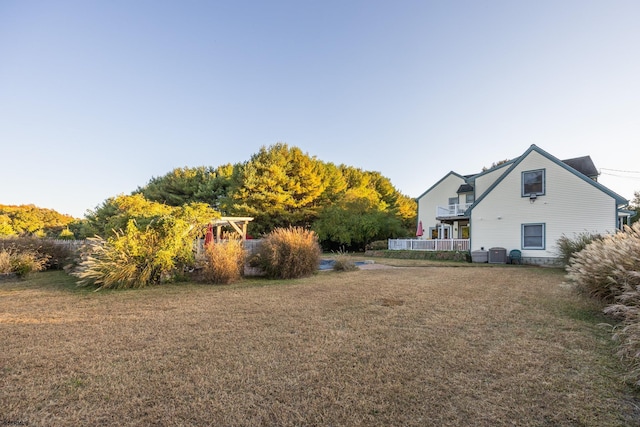 1981 Tuckahoe Rd, Upper Township, NJ 08270 - view of grassy yard with central AC