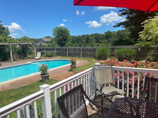 view of swimming pool