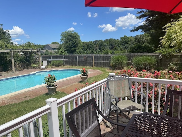 1981 Tuckahoe Rd, Upper Township, NJ 08270 - view of swimming pool with a fenced backyard