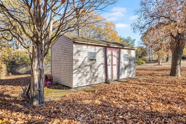 view of outbuilding