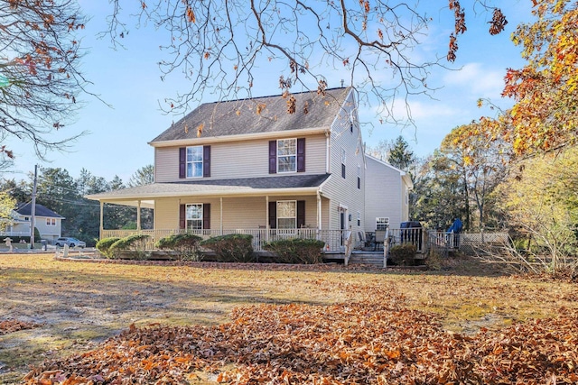 view of front of house with a porch