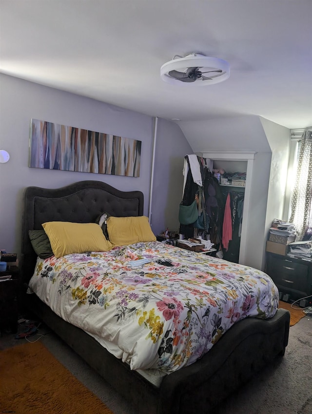 bedroom with a closet