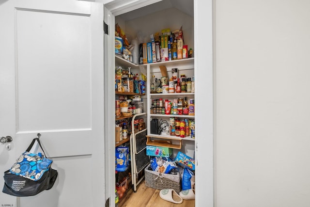 view of pantry