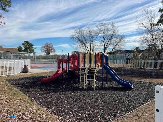 view of jungle gym