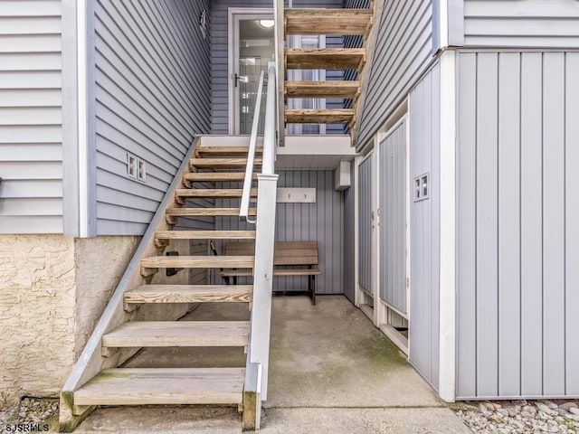 view of staircase