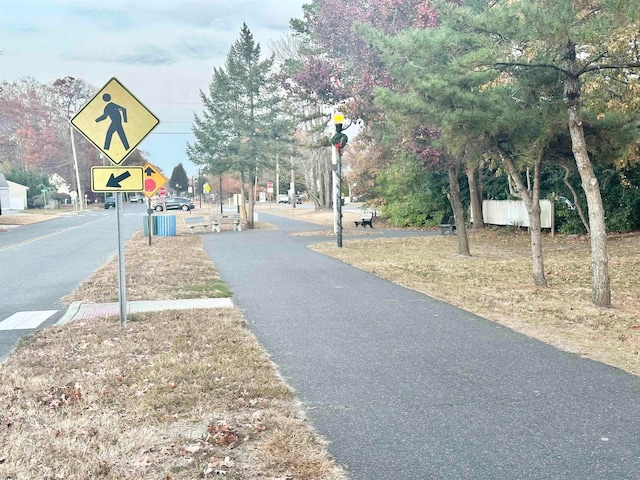 view of road