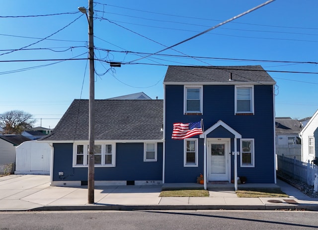 view of front property