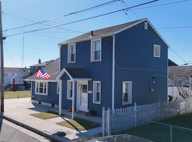 view of front of home