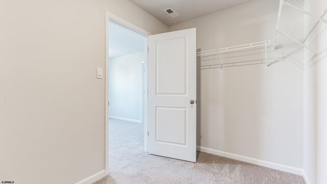 view of closet