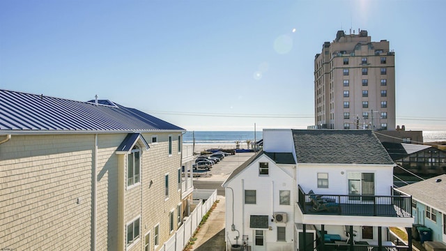 property's view of city with a water view