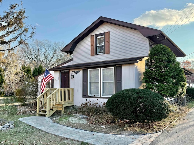 view of front of property