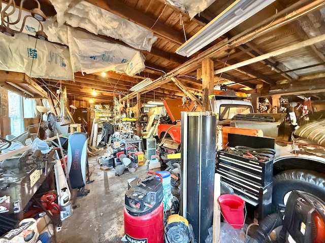 misc room featuring concrete flooring