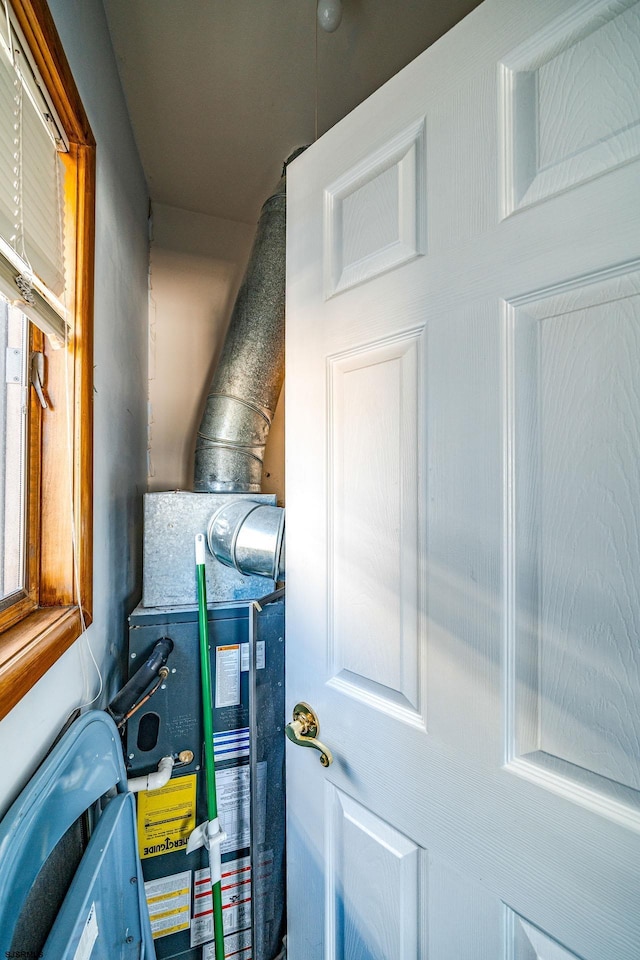 view of utility room