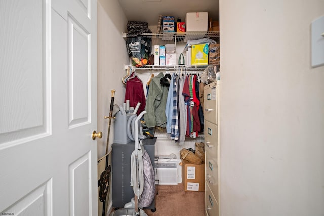 view of closet