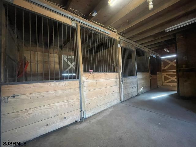 view of horse barn