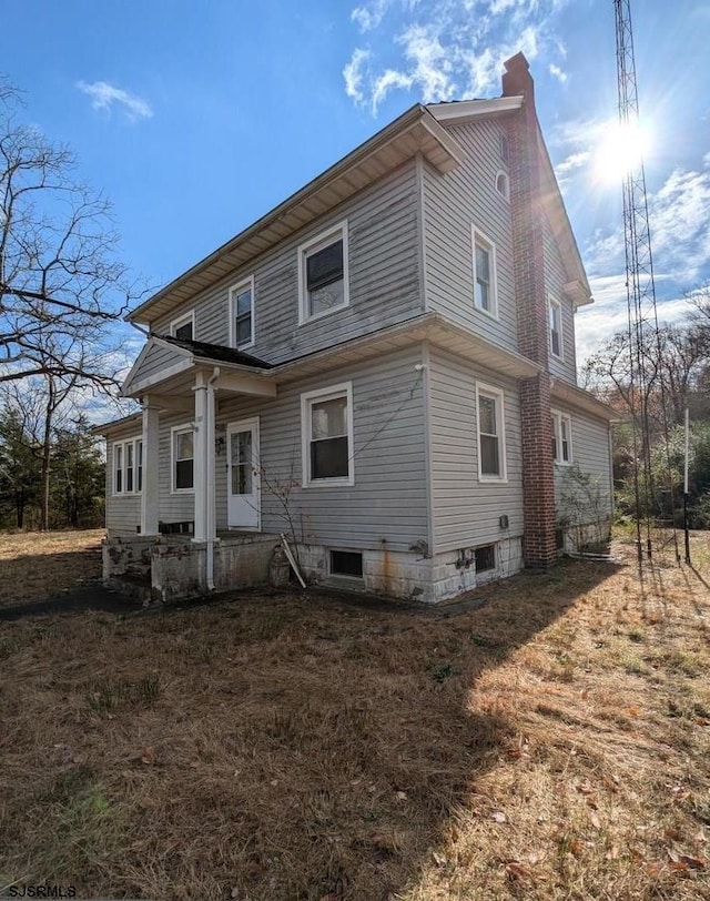 view of rear view of house