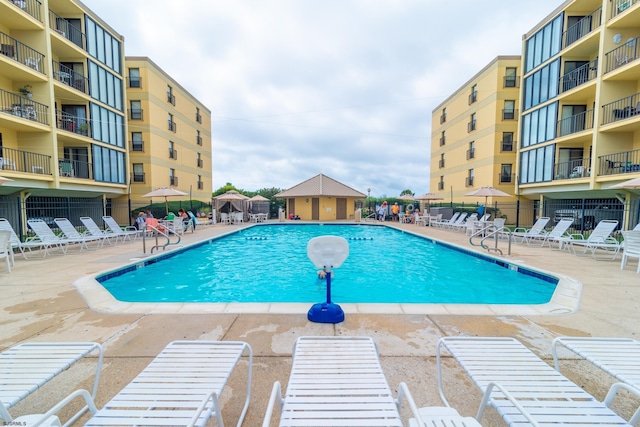 4540 W Brigantine Ave Unit N201, Brigantine, NJ 08203 - community pool featuring a patio area