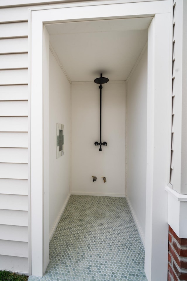 view of laundry room