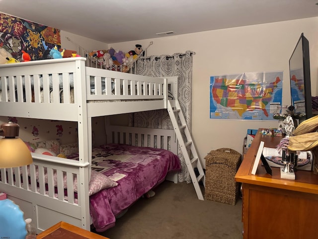 bedroom with carpet flooring