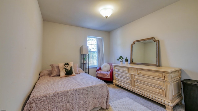 bedroom featuring carpet flooring