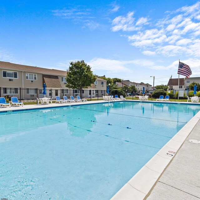 view of pool